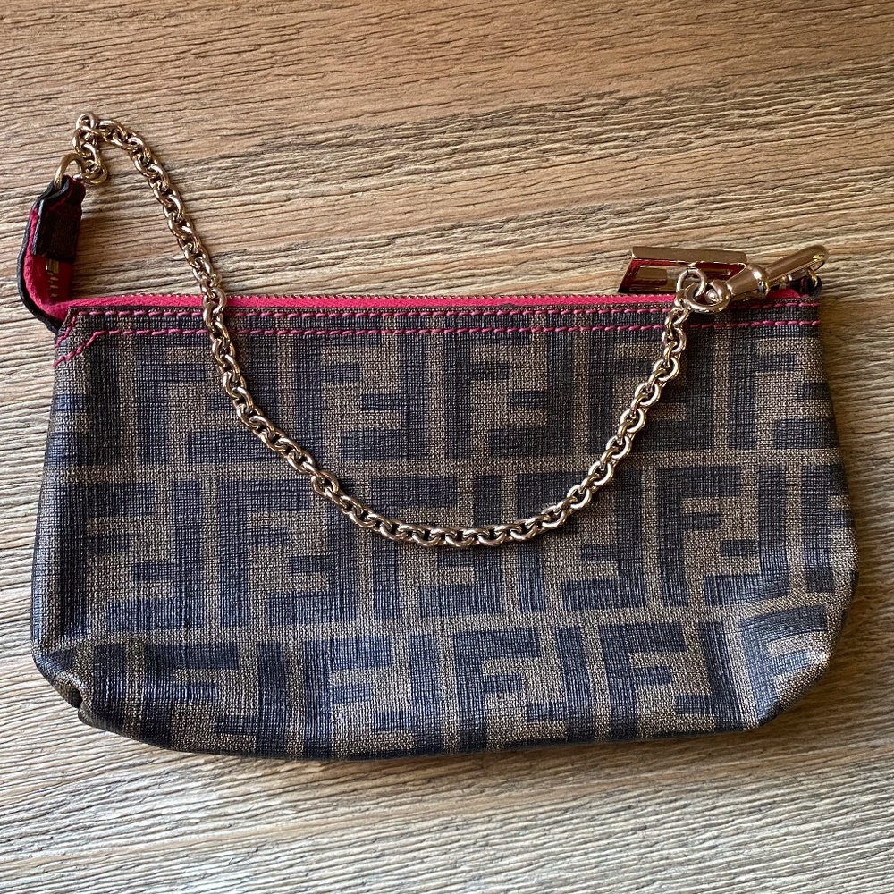 Fendi Black/Brown Leather Handbag